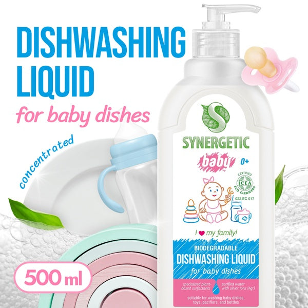 Dishwashing Liquid for Baby Dishes Synergetic