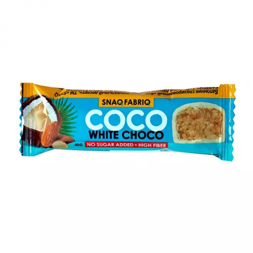 Snaq Fabriq Coco Sugar-Free Coconut Bar White Choco