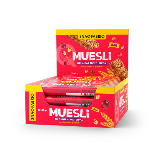 Snaq Fabriq Muesli Bar Cranberries & Peanut