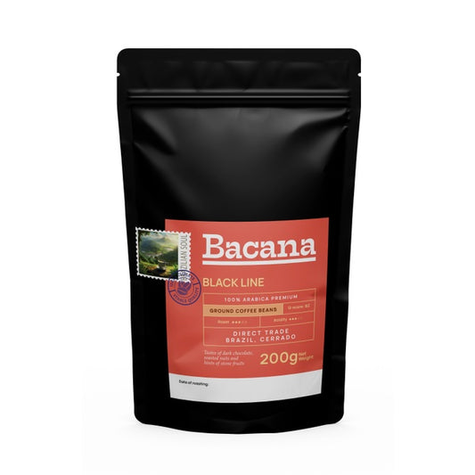 Bacana Black Line Brazil Ground Coffee