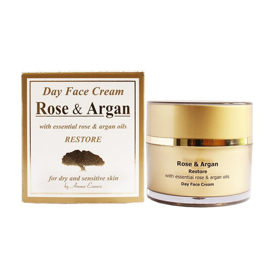 Aroma Essense Day Face Cream Rose & Argan Restore