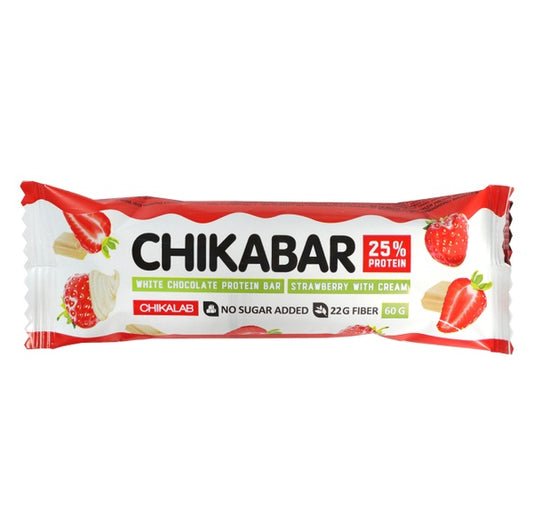 ChikaLab Chikabar Glazed Protein Bar Strawberry & Cream