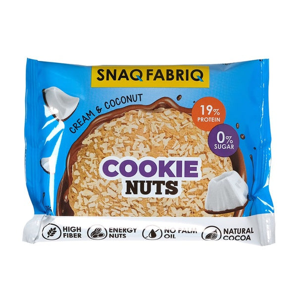 Snaq Fabriq Cookie Nuts Glazed Creamy Coconut