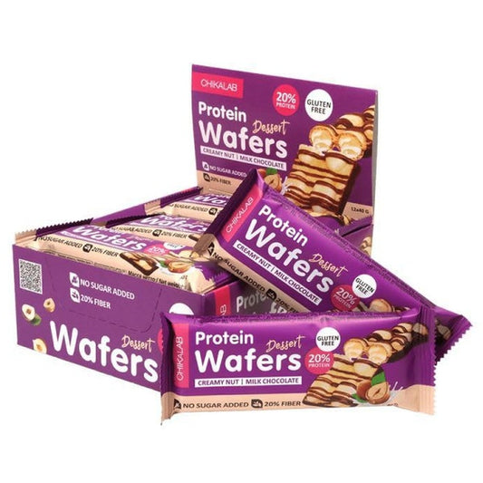 Chikalab Protein Wafers Creamy Nut (12 PCS)