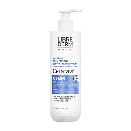 Librederm Cerafavit Cream Lipid-Restoring with Ceramides & Precursors for Face and Body