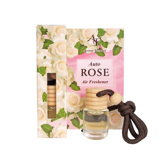 Aroma Essense Auto Air Freshener Rose White