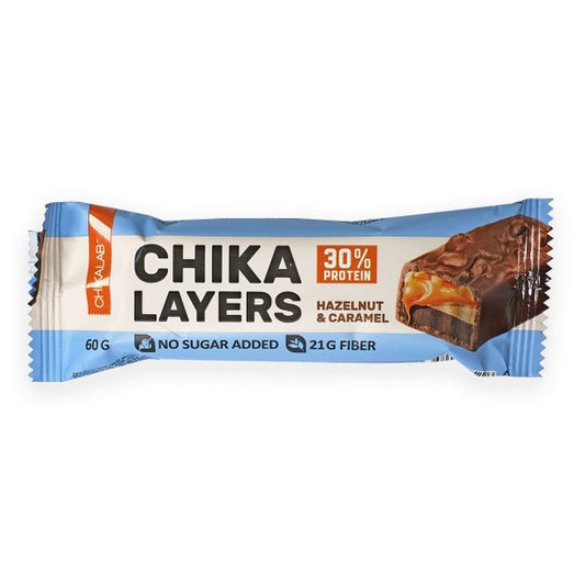 Chika Layers Protein Bar Hazelnut & Caramel