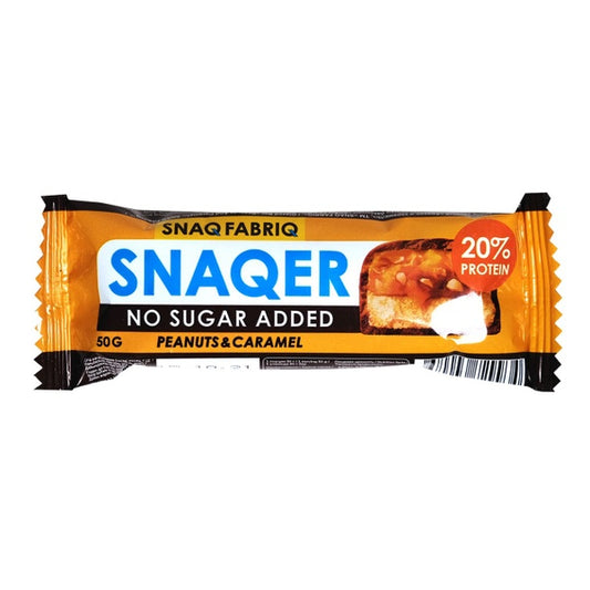 Snaqer Sugar-Free Bar Peanuts & Caramel