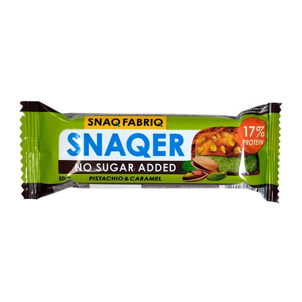 Snaqer Sugar-Free Bar Pistachio & Caramel