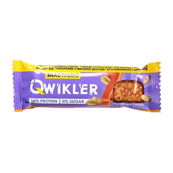 Snaq Fabriq Qwikler Sugar-Free Bar Peanut & Milk Caramel