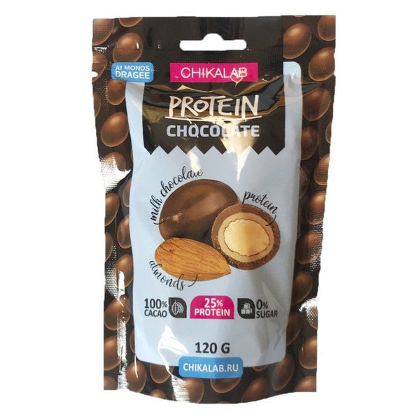 Chikalab Protein Dragee Milk Chocolate & Almond