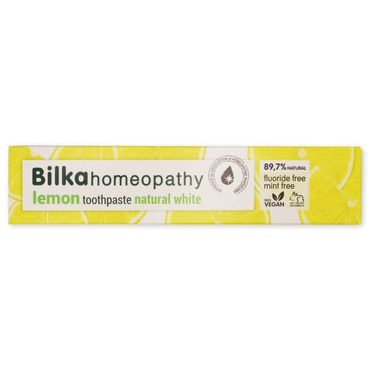 Bilka Homeopathy Toothpaste Natural White Lemon