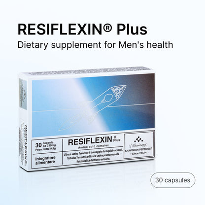 RESIFLEXIN Plus: Advanced Peptide Bioregulator for Male Reproductive Health (30 Capsules)