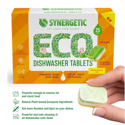 Dishwasher Tablets Synergetic - 25 pcs